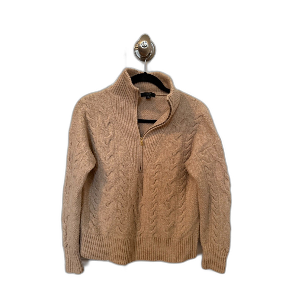 J. Crew 3/4 zip sweater